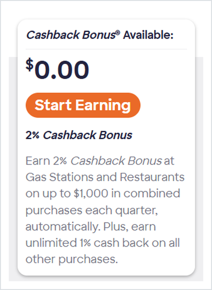Discover it Chrome 2% cash back on gas stations and restaurants