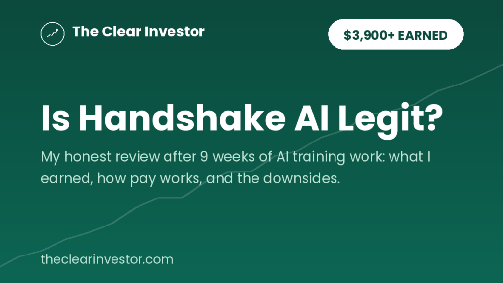 Is Handshake AI legit? Honest review after earning $3,900+ in 9 weeks of AI training work