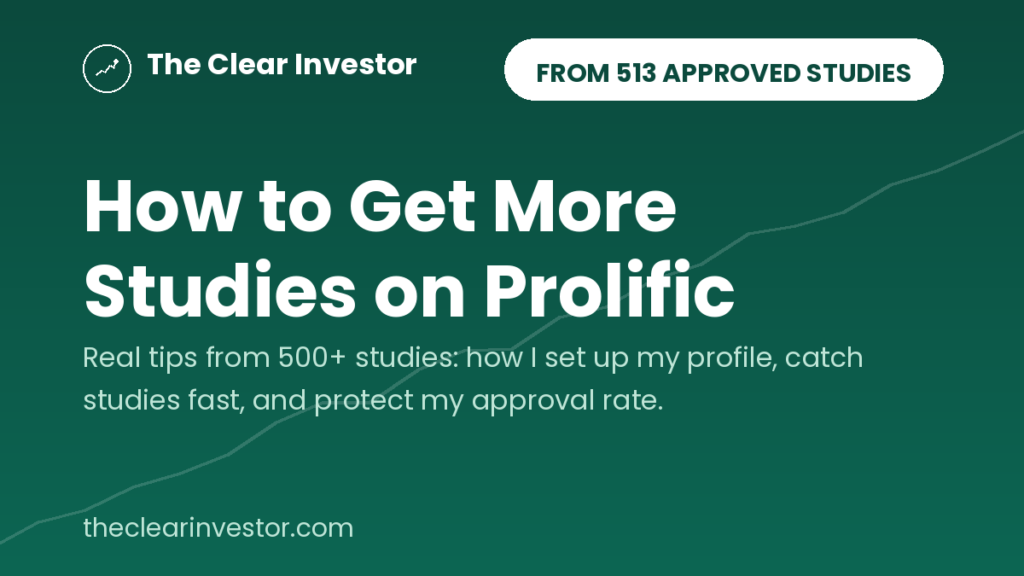 How to get more studies on Prolific: 10 tips that work