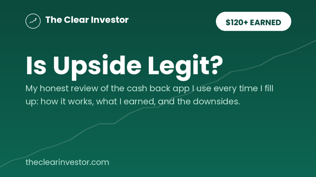 Is Upside legit? Honest review after earning $120+ in cash back