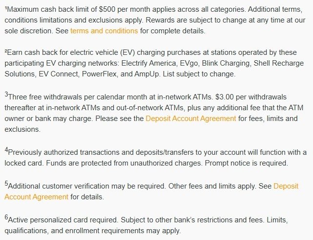 Amazon Flex Debit Card ATM fees and terms
