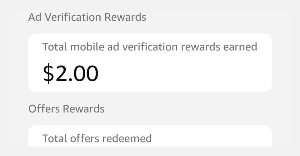 Amazon Shopper Panel ad verification paying $2 a month