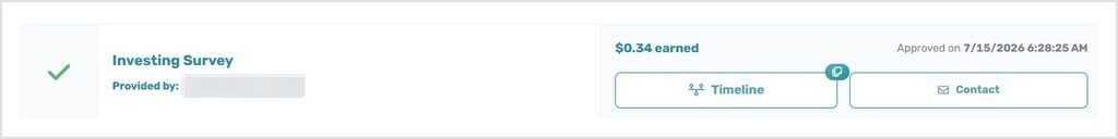 CloudResearch Connect investing survey unlocked by the Finance profile section