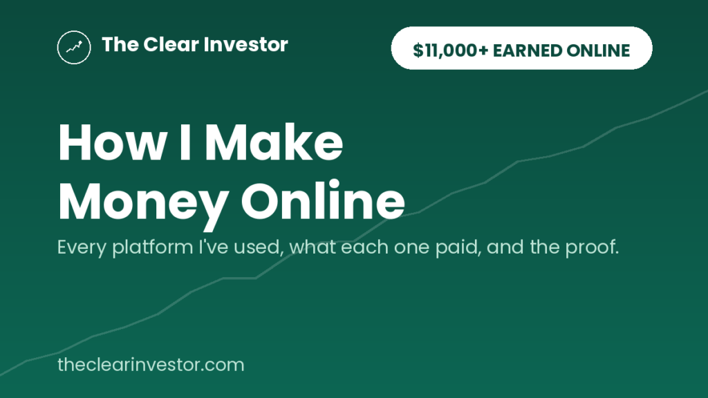 How I make money online cover showing $11,000+ earned