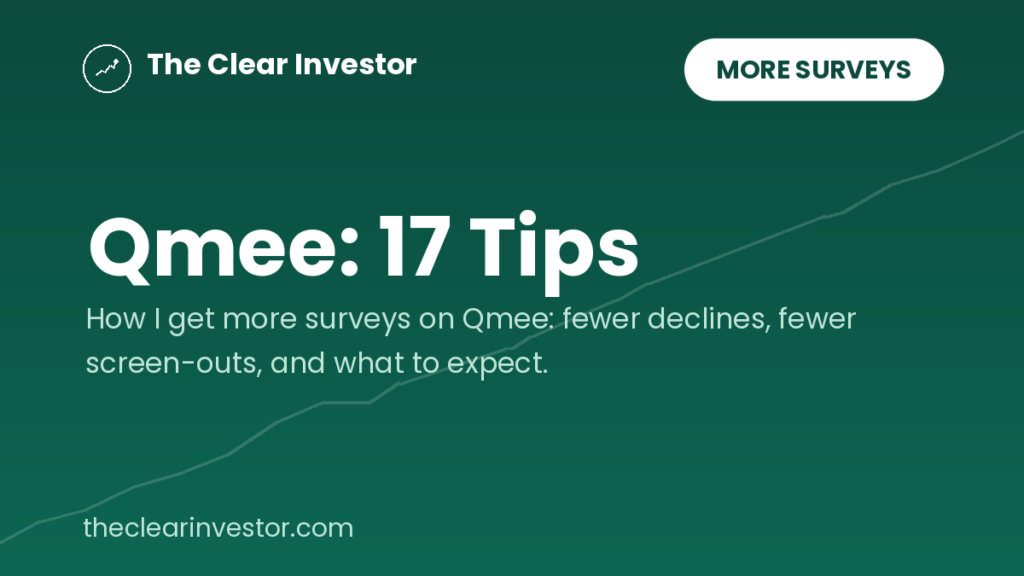 How to get more surveys on Qmee: 17 tips that work