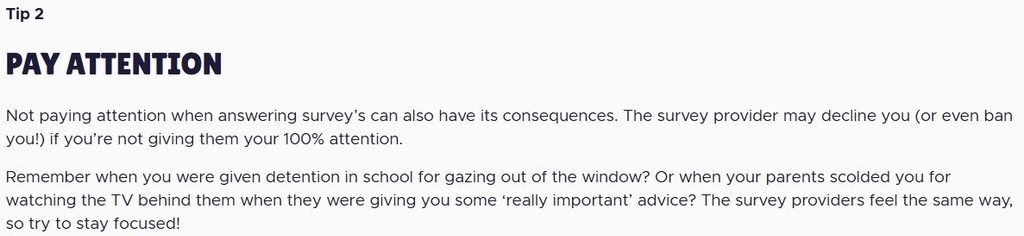 Qmee tip 2: pay attention