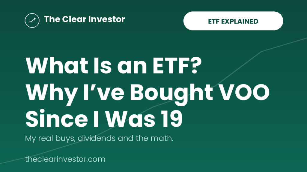 What is an ETF? Why I’ve bought VOO since I was 19